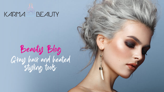 Gray Hair and Heated Styling Tools